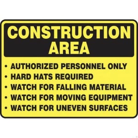 Accuform OSHA DANGER Safety Sign CONFINED SHMCSP011VS SHMCSP011VS